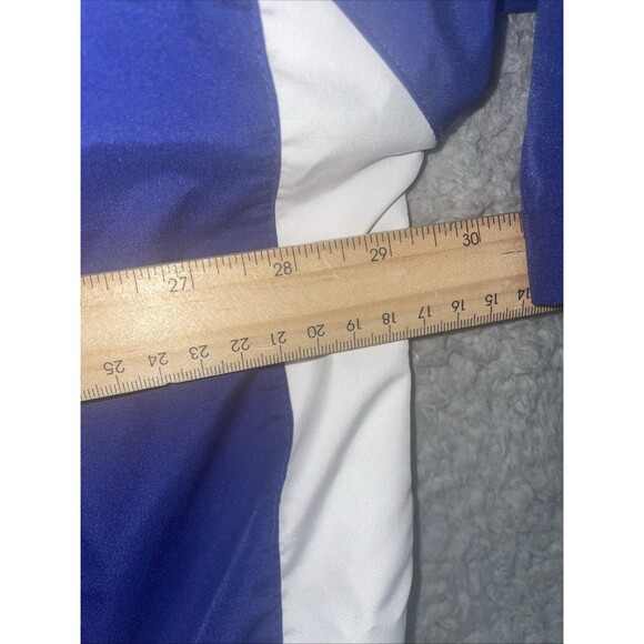 VTG Majestic Authentic Los Angeles Dodgers Batting Cage Jacket Mens XL Blue EUC - Picture 5 of 9